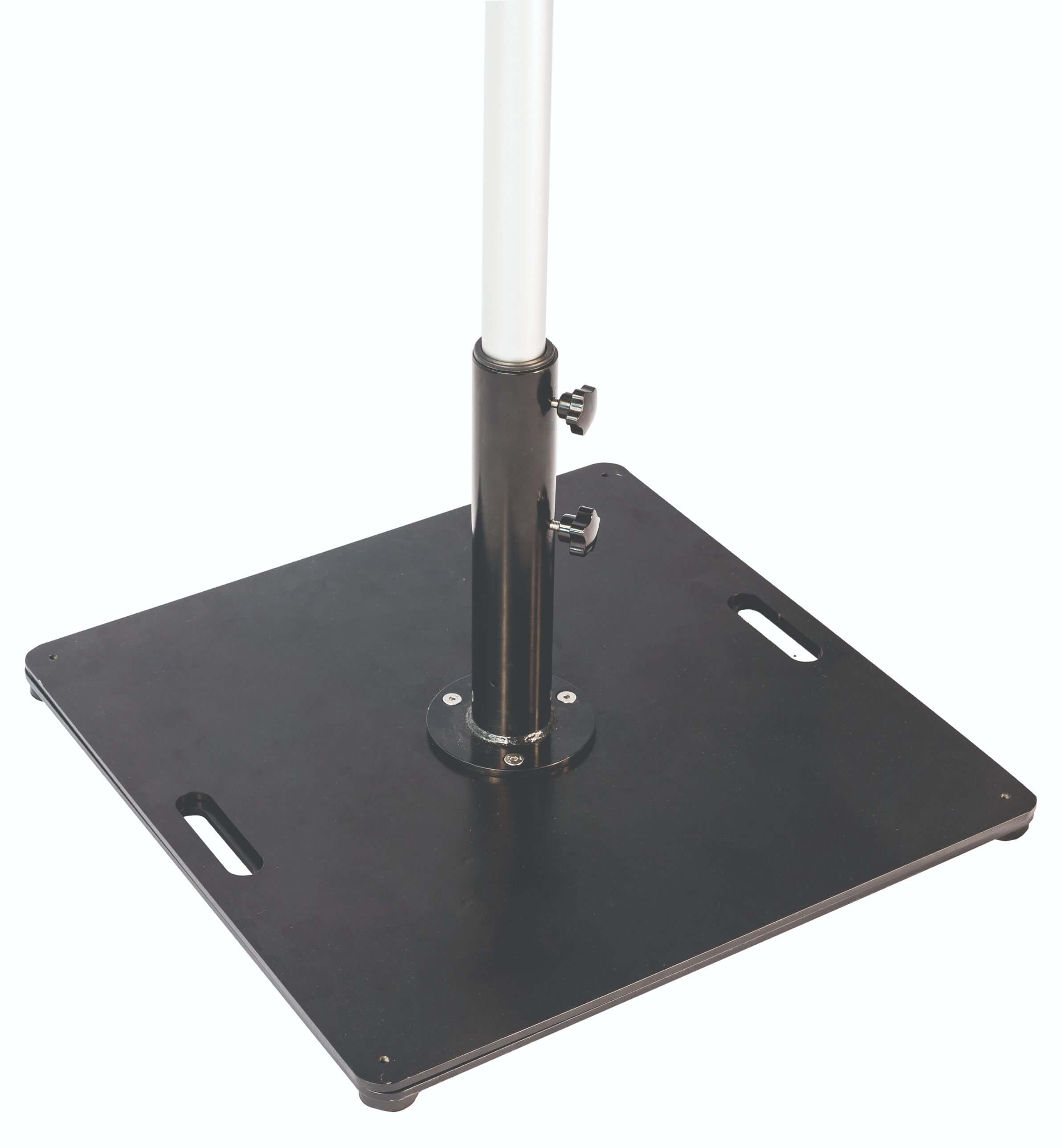 Black Steel Flat Base Plate