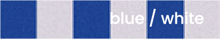 Blue and White Colour Swatch