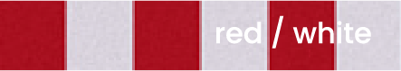 Red and White Colour Swatch
