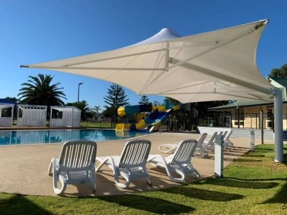 Flexshade Quartet (Square) Cantilever Duet 