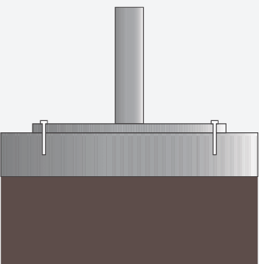 Bolt-Down Base (or surface plate)