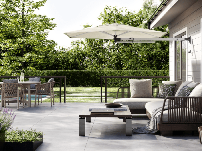 Shadowspec Retreat™ - Wall Mounted Umbrella