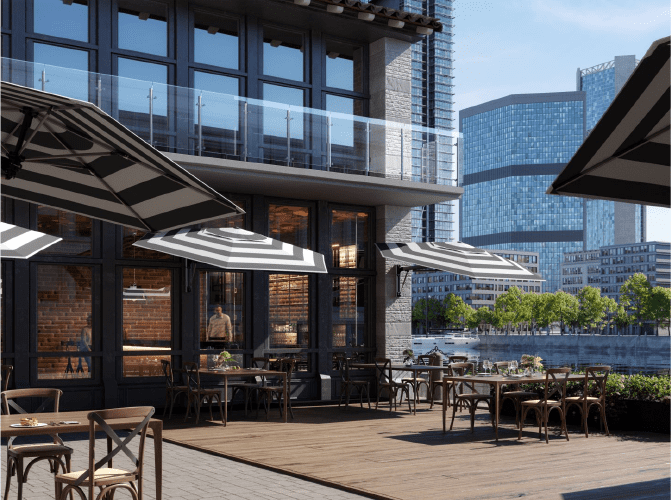 Shadowspec Retreat™ - Wall Mounted Umbrella