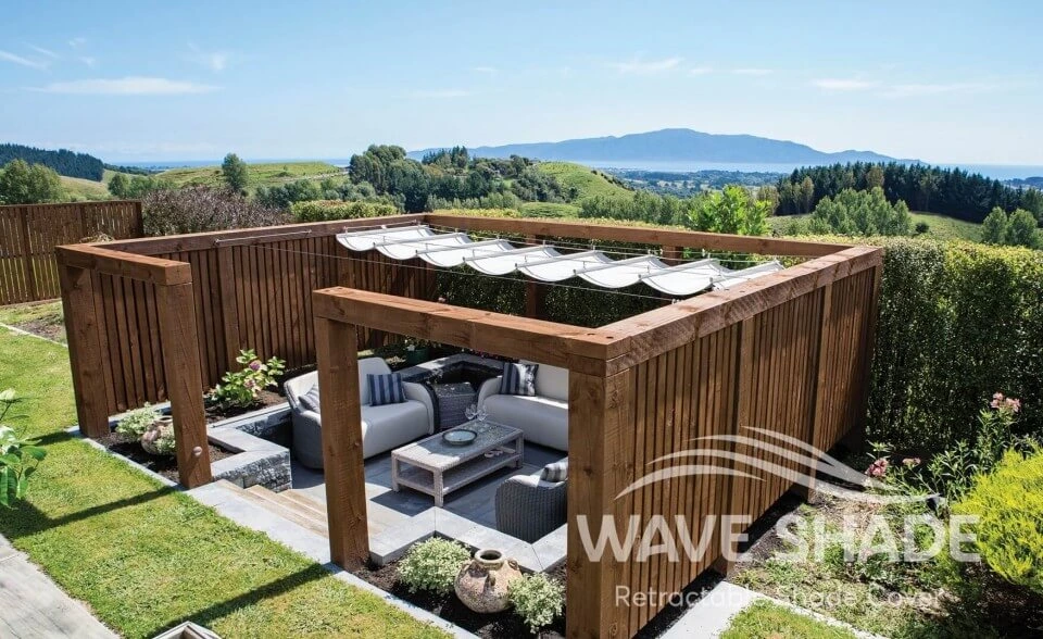 Waveshade in Patio